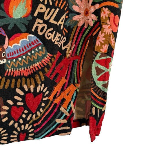 Farm Rio Danette Slim Midi Skirt Women’s Size Large - Picture 6 of 15